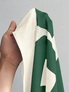 Haut en jersey rétro en maille avec numéro personnalisé Y2K chemises de football surdimensionnées à col en V pour femmes maillots de style Streetwear - Product Image 4