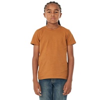 Sonraki seviye 3312-gençlik CVC T-Shirt 60/40 penye ringcotton pamuk/polyester mor TEE yaz çocuk özel nefes tees