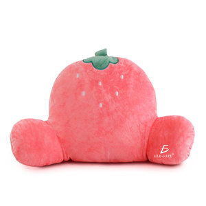 Supporto Lombare in Peluche a Forma di Fragola, 60CM, Tecnica di Cucitura Speciale - Product Image 1