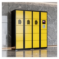 Gabinete de Almacenamiento Digital Electrónico, Casillero Biométrico, Sistema Inteligente de Reconocimiento Facial, Pantalla Táctil, Alarma, Almacenamiento en la Nube I/O
