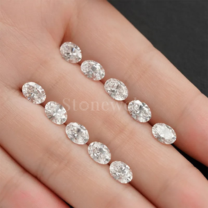 0.08CT เพชรสังเคราะห์ตัดทรงรี0.76CT สำหรับห้องปฏิบัติการขนาดเล็ก CVD HPHT VVS แบบหลวมพร้อมใบรับรอง IGI อินเดีย - Product Image 5