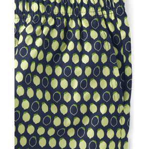 <b>PJ</b> Place <b>Men's</b> Christmas Print Poplin Pajama <b>Shorts</b> Comfortable Soft Cotton Terry Blue for Home Use Winter - Product Image 2