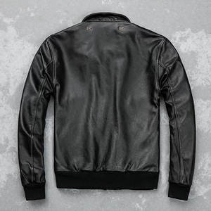 <b>Top</b> Selling Product <b>Leather</b> <b>Top</b> Jacket Best Winter Men's Slim <b>Leather</b> Jackets Customized Design <b>Leather</b> Jacket For Man - Product Image 3