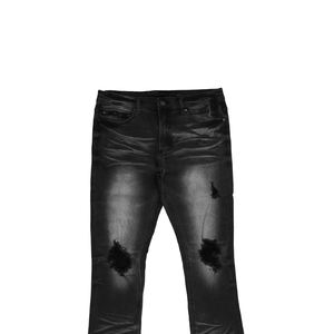 ผู้ชายที่กําหนดเองที่มีคุณภาพสูงสบายๆบานจ็อกเกอร์ติดตามกางเกงเอวยางยืดผู้ชายซ้อนบานกางเกงวอร์มสําหรับผู้ชาย - Product Image 4