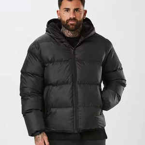 2024 logotipo bordado personalizado memoria al aire libre cálido invierno impermeable soporte High Street nueva llegada chaquetas acolchadas calientes para hombres - Product Image 1