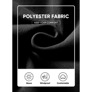 Sudadera con Capucha de Alta Calidad, 350GSM, Corte Regular, Personalizable con Logotipo, Unisex, Negra, Gruesa, Resistente al Viento, Transpirable, para Invierno, OEM - Product Image 5