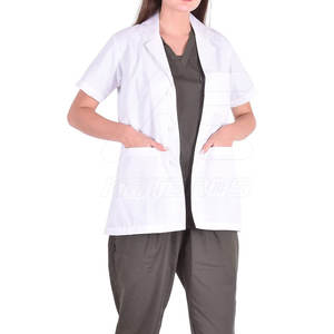 Batas de Laboratorio de Algodón 100% de Alta Calidad para Adultos, Unisex, Cómodas, para Uso Hospitalario, Precio Económico, Estilo Nuevo, Venta al Por Mayor - Product Image 1