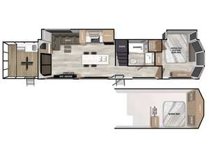 Nouveau 2025 F-o-r-e-s-t R-i-v-e-r Wildwood G-r-a-n-d L-o-d-g-e 42VE-R-A-N-D-A - Product Image 2