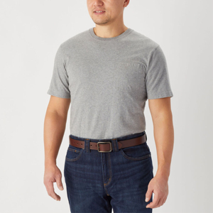 Vente en gros OEM Custom Mens crewneck poche t-shirt conçu pour un confort supérieur et style toute la journée - Product Image 2