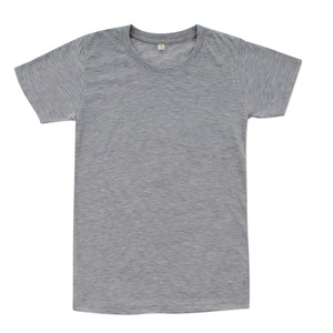 T-shirt en polyester à col rond TK pour crème, uni, tricoté, Dry-Fit, compressé - Product Image 3
