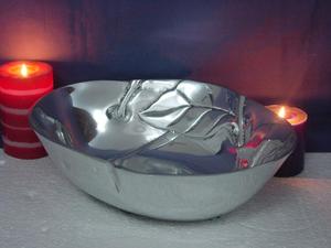 High Quality Copper-Finished <b>Metal</b> Serving <b>Bowls</b> for Luxury Weddings Restaurants Hotels-for Fruit Dishes - Product Image 4