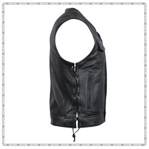 Gilet en cuir pour femme moto haute durabilité ajustement confortable vêtements de protection haute durabilité ajustement confortable vêtements de protection - Product Image 3