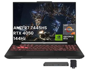 Ordinateur portable de jeu ASUS TUF A16 16 WUXGA 144Hz disponible, AMD Ryzen 7 7445HS - Product Image 1