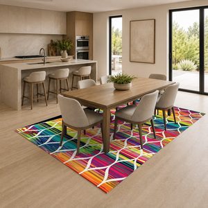 <b>RUGS</b> DEPOT LXDP-0584 Wholesale Red <b>Burgundy</b> Traditional Anatolian Digital Printed Machine Washable Chenille Area <b>Rug</b> Non Slip - Product Image 4
