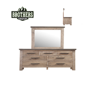 Atlas Marque Solide Tallboy 7 Tiroirs Commode Chambre de Luxe Armoire Verre Viet Nam Fabricant de Meubles Salon Salle À Manger - Product Image 1