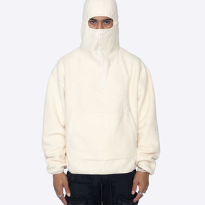 Pasamontañas Personalizado con Cremallera para Hombre, Novedad 2026, Transpirable, Básico, Mezcla de Algodón, Método de Tejido de Ganchillo para Invierno - Product Image 1