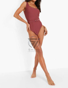 Conjunto de Bikini de 2 Piezas, Ropa de Playa con Logotipo Personalizado, Secado Rápido, Cintura Alta, Bra Triangular, Traje de Baño Transpirable, Diseño Sexy - Product Image 6