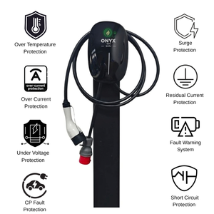 Cargador de Vehículos Eléctricos de 22kW CA, Wallbox con Cable, Tarjeta RFID, Plug and Play, Estación de Carga Doméstica - Product Image 3