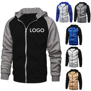 Sweats à capuche avec fermeture éclair complète bon marché respirant vêtements d'hiver pour hommes sweat à capuche élégant avec couleur personnalisée - Product Image 1