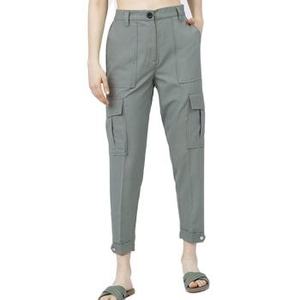 Pantalones Cargo Casuales para Mujer, Diseño Personalizado, Planos, Cómodos, Estilo Urbano, Multibolsillos, Transpirables, de Secado Rápido, de Algodón, Largos - Product Image 1