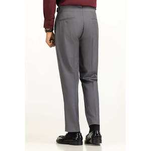 Pantalones Gurkha de Camuflaje Regular, Pantalones Cargo Formales con Cremallera y Pliegues Decorativos, de Lana Peinada Antiarrugas, Cintura Media, Talla XL - Product Image 5