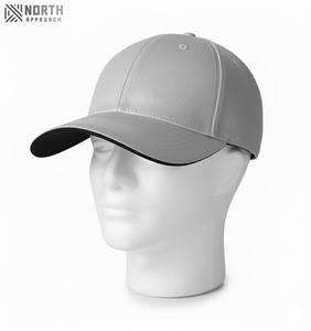 Casquette de baseball brodée à 6 panneaux en gros, design sportif et tendance, casquette personnalisée pour papa, broderie 100% polyester, boucle métallique à l'arrière - Product Image 5