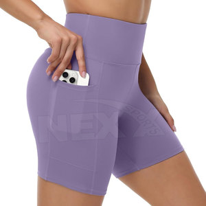 กางเกงโยคะเอวสูง NEXX SPORTS รุ่นขายดี ผ้าสแปนเด็กซ์/โพลีเอสเตอร์ ระบายอากาศได้ดี คุณภาพสูง แต่งระบาย ขอบเอวต่ำ ขั้นต่ำสั่งซื้อ 10 ชิ้น - Product Image 1
