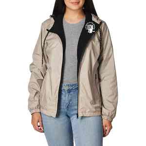 UNIQUE GYM WEAR Women's Waterproof Windbreaker <b>Jacket</b> Reversible Breathable Eco-Friendly Quilted Wool Lining Camping <b>Travel</b> - Product Image 4