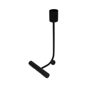 Classic <b>Black</b> Metal Tea Light Holder for Timeless Home Decor Great for Holidays Events or Daily Use - Product Image 1