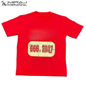 Hecho en Pakistán Venta caliente Make Own Logo Print Men Wear Lavado ácido Impresión térmica Conjuntos de camisa corta de algodón - Product Image 3