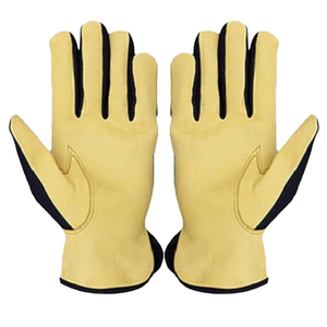 ถุงมือขับรถถุงมือทำงานหนังแพะลายวัวถุงมือนิรภัยทั่วไปฟังก์ชันป้องกันการตัด - Product Image 5