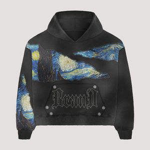 ชุดกีฬาผ้าขนแกะแบบบางสำหรับผู้ชายระบายอากาศได้ดีชุดวอร์มมีฮู้ดสีพื้นกางเกงวอร์มมีฮู้ดไซส์ใหญ่พิเศษ - Product Image 1