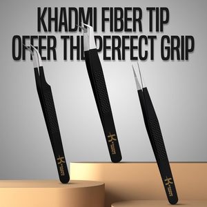 Eyelash Extension Tweezers, Fiber Tip <b>lash</b> Straight and Curved And Volume Eye <b>Lash</b> Tweezers for Extensions - Product Image 1