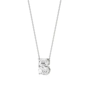 Collier pendentif Toi Et Moi en diamant Eternal Bond - Product Image 2