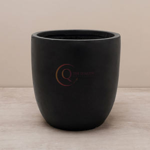 Maceta de carbón de lujo con diseño más letest forma ovalada de florero artificial uso para el jardín del hogar sala de estar maceta - Product Image 2