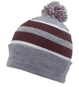 Unisex <b>Knit</b> Beanie Cap Stretch Fit Soft Acrylic Fabric Folded Cuff Winter Streetwear Casual Comfort Bow Argyle <b>Pattern</b> Hat - Product Image 4