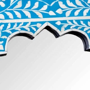 Hecho a mano elegante hueso incrustaciones pared espejo decorativo muebles acento para venta al por mayor - Product Image 1