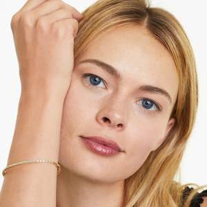 <b>Baguette</b> Diamond <b>Bracelet</b> and Bangle 18KT Solid Gold 0.75 CT Elegant Luxury Jewelry Accessory - Product Image 3