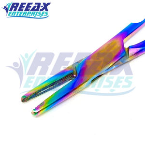 REEAX ENTERPRISES Portaagujas estándar de calidad superior Tarifa al por mayor Mejor material Base de acero inoxidable Instrumentos quirúrgicos - Product Image 5