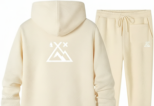 Conjunto de Sudadera con Capucha Personalizada con Logotipo para Hombre |   Conjunto de Ropa Urbana |   Felpa de algodón 100% de alta densidad |   Sólido, Antibacteriano y Transpirable - Product Image 4