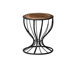 Cómodo asiento de terciopelo Silla de Bar Restaurante Comedor Muebles Taburetes Hechos a mano Taburete con acabado de níquel de moda - Product Image 2