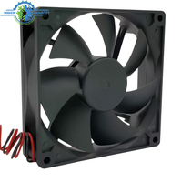 Ventilateur axial CC sans balais étanche 5V 12V 18V 24V 92x92x25MM 92mm à haut débit d'air (CFM) 90mm pour petit panneau solaire, camping-car, tour de ventilation