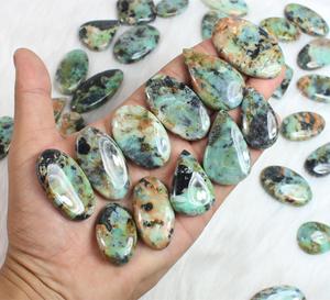 Cabochons en Gemsilica naturel Lot de pierres précieuses en vrac Lot de silice en gros pour la fabrication de collier pendentif bijoux - Product Image 2