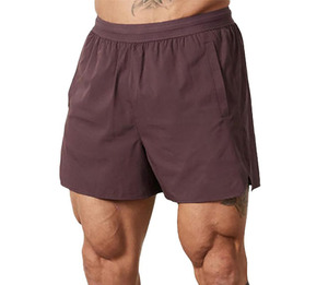 กางเกงขาสั้นผู้ชายแห้งเร็วน้ำหนักเบาผ้ายืดหยุ่นได้สำหรับใส่วิ่งในยิมวิ่งในฤดูร้อน - Product Image 4