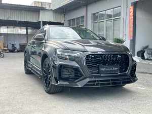 Para <span class=keywords><strong>Audi</strong></span> <span class=keywords><strong>Q8</strong></span> RSQ8 Kit de cuerpo de fibra de carbono RSQ8 mejorado estilo MSY parachoques delantero difusor Spoiler rueda arco guardabarros capó falda lateral - Product Image 3