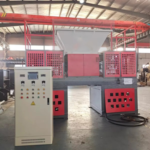 Machines de traitement des déchets Broyeur à double rouleau pour déchets agricoles avec bande transporteuse - Product Image 6