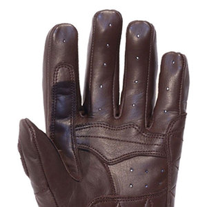 Guantes de moto de dedo completo de color personalizado impermeables a prueba de viento hechos de cuero acolchado suave estilo motorista unisex último equipo deportivo - Product Image 3