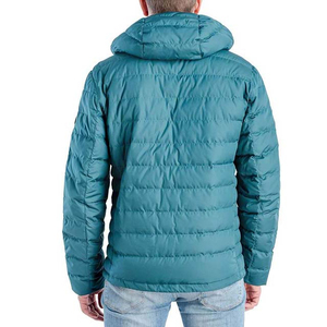 Chaqueta acolchada ligera con cuello levantado para hombre, abrigo de burbujas de peso pesado para invierno 2025, tela de lona con cierre de cremallera - Product Image 6
