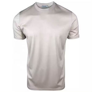 เสื้อยืดผ้าฝ้ายโพลีเอสเตอร์สำหรับผู้ชายเสื้อสตรีทแวร์แขนสั้นลำลองสีพื้นเสื้อ2024 - Product Image 6