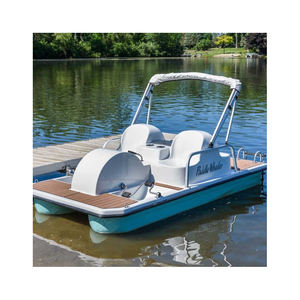 Barcos de pedales de fibra de vidrio, proveedor mayorista, exportación directa de fábrica, OEM, barcos para lagos - Product Image 1